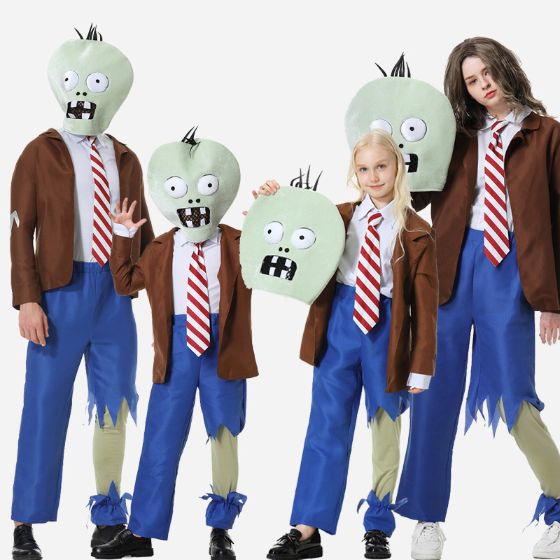 Plant Parent Vs - Parent-Child Matching Halloween Plant VS Zombie